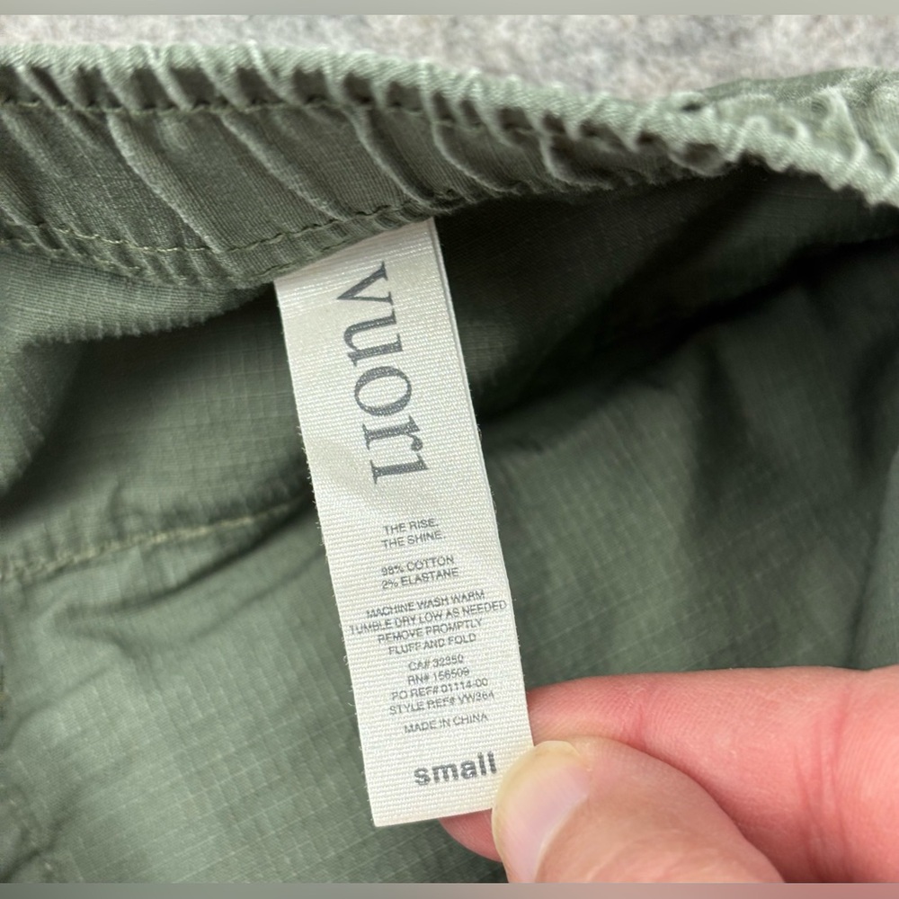 Vuori | Ripstop Shorts |‎ Army Green | Oregano | Women’s Size Small - Picture 4 of 10